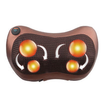 Load image into Gallery viewer, Relaxation Massage Pillow Vibrator Electric Shoulder Back Heating Kneading Infrared therapy for shiatsu Neck Massage